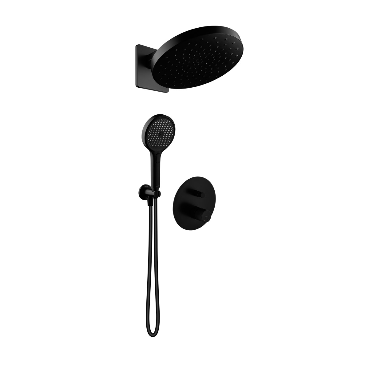 Set douche à effet de pluie Ksuro 01 16000030, mitigeur bain-douche Ksuro 02 13006030, 16002030, 16003030, 19002030, 37200300