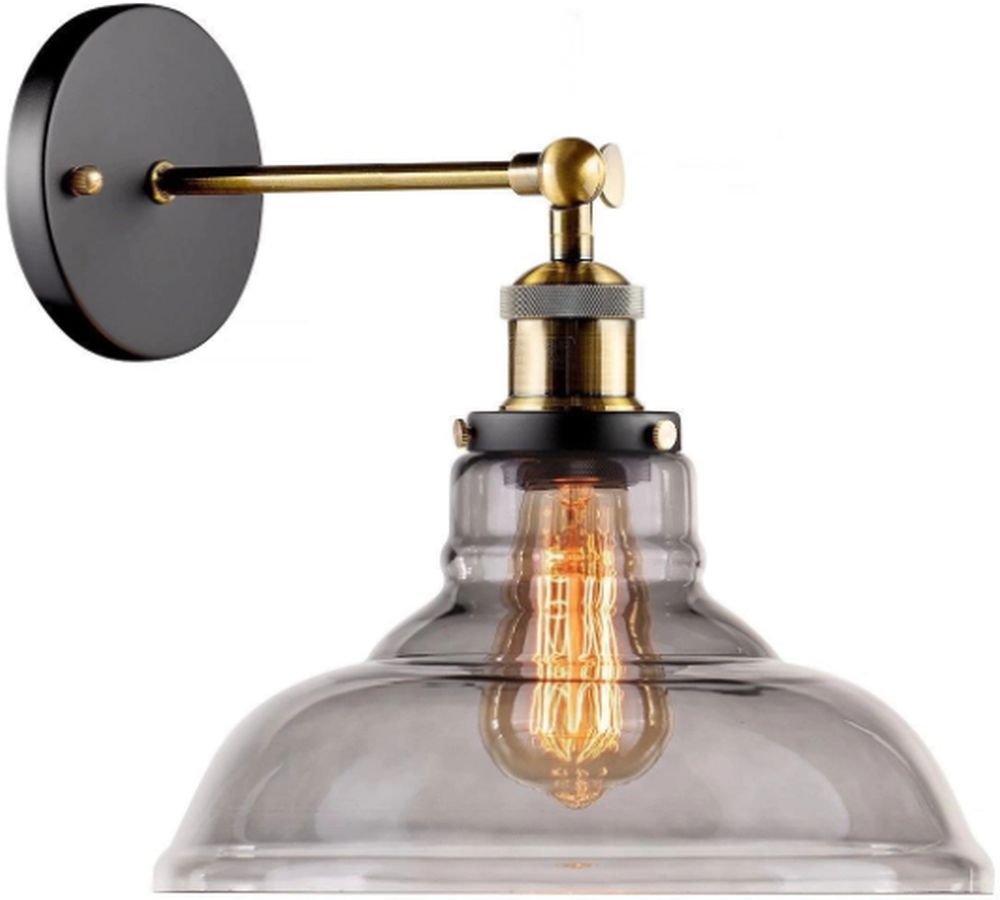 Altavola Design New York Loft applique murale 1x40 W laiton-fumé LA040/W_smoky