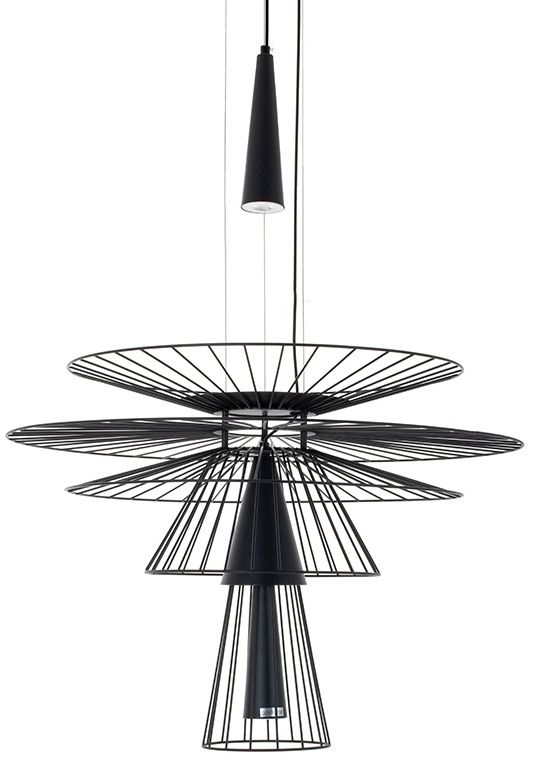 Moosee Sesto lampe suspendue 2x5 W noir MSE1501100139