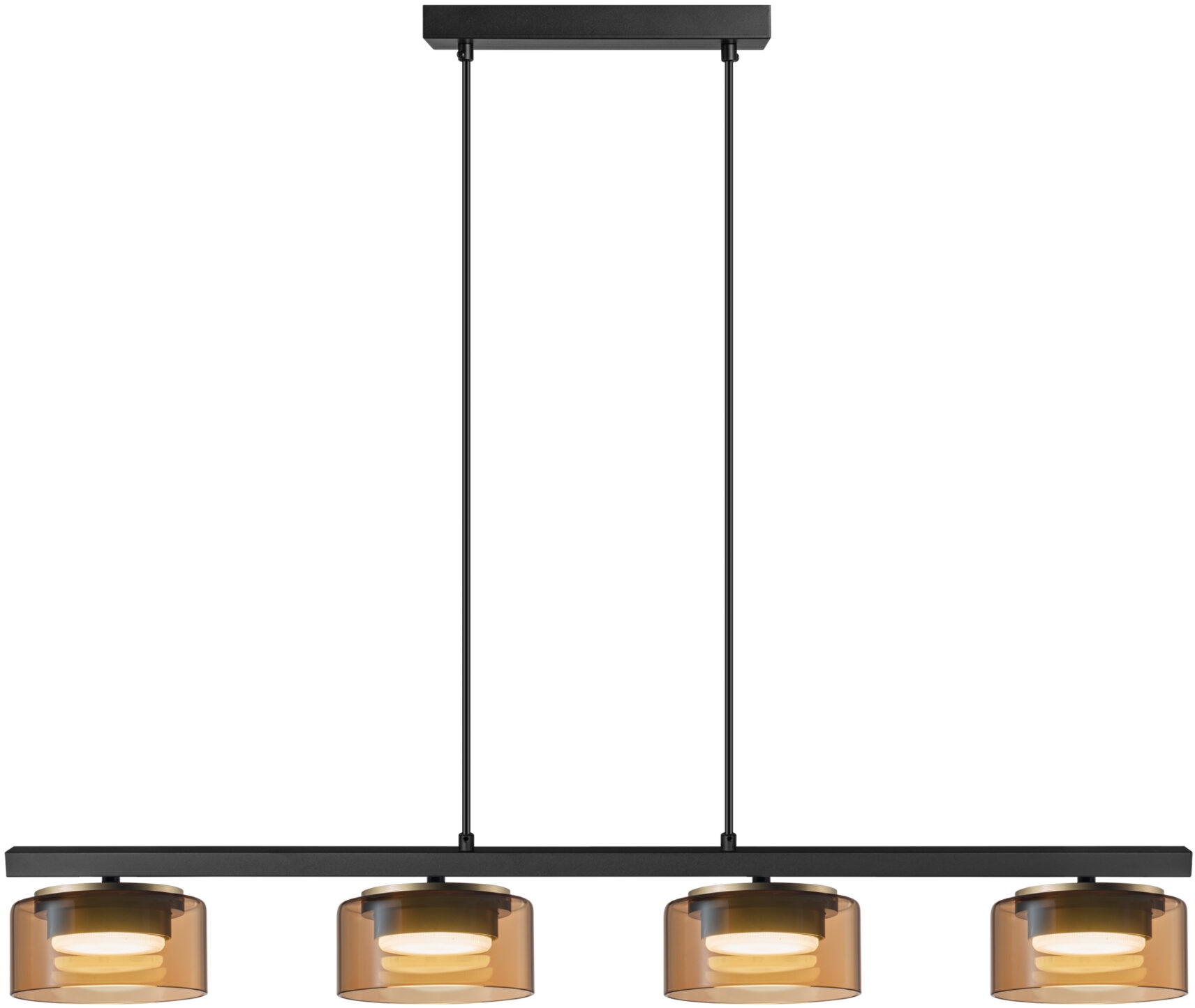 Goldlux Ofelia lampe suspendue 4x10 W noir 331311