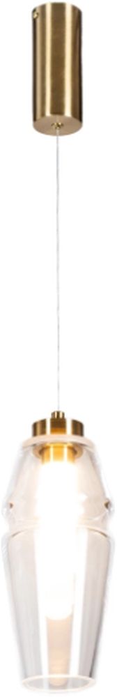Altavola Design Opal lampe suspendue 1x6 W transparent-doré LA025/P_clear