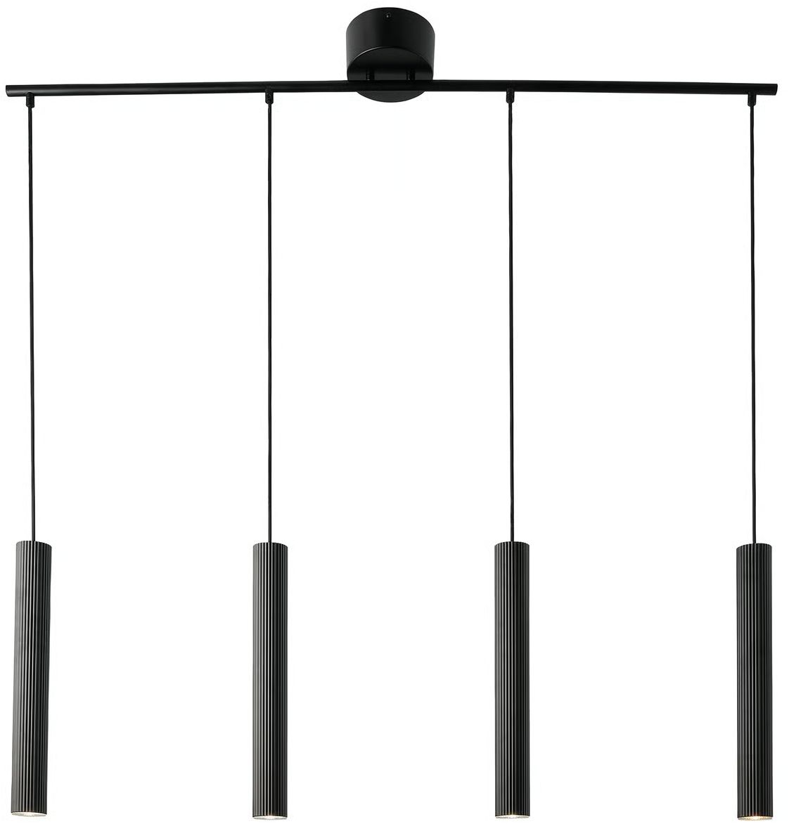 Nordlux Vico lampe suspendue 4x5 W noir 2412143003