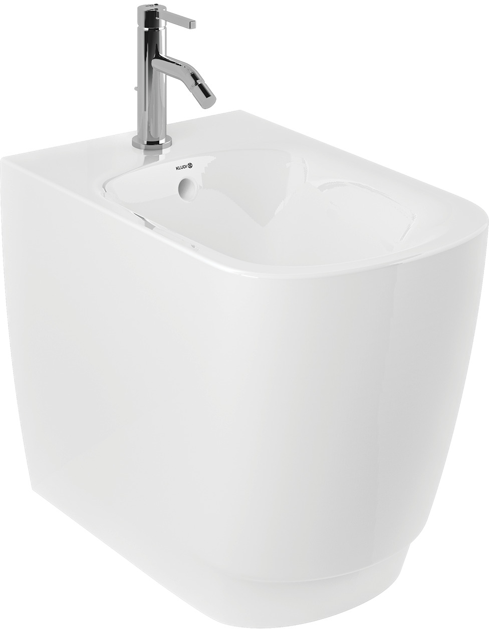 Kludi Resa S bidet sur pied blanc 27BIB0143