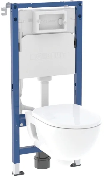 Geberit Duofix Basic kit cuvette avec abattant et châssis 118.343.00.3