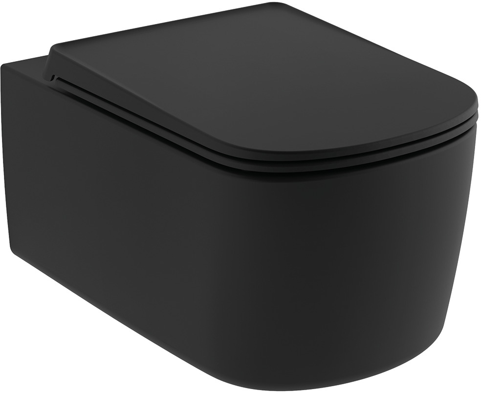 Kludi Resa S cuvette de wc suspendue oui oui noir mat 27WCW0139