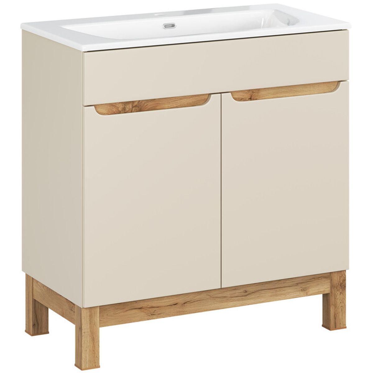 Set armoire Comad Bali Cashmere BALI CASHMERE 82-80-46-2D, lavabo Comad Sky SKY80/DP-8099