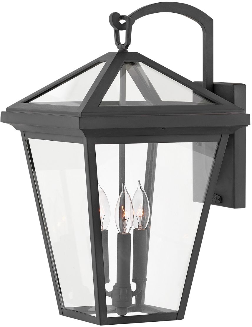 Quintiesse Alford Place applique murale extérieure 3x40 W noir QN-ALFORD-PLACE2-L-MB
