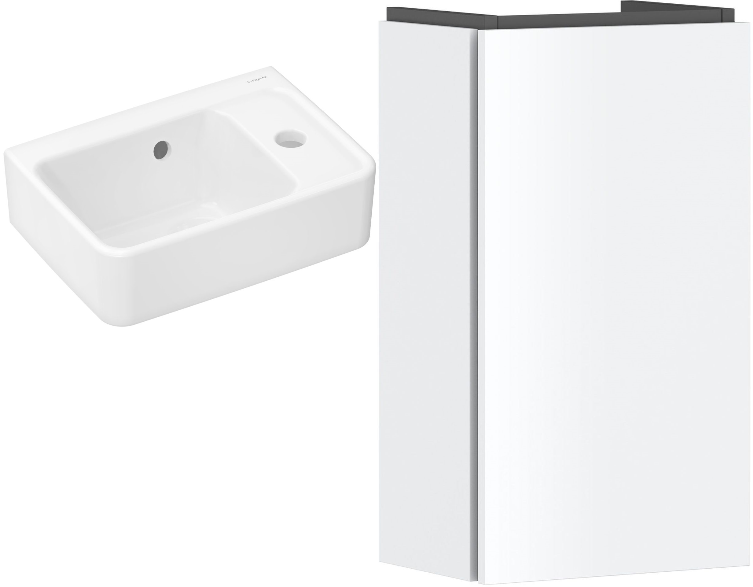 Set armoire Hansgrohe Xilesa E 54244700, lavabo Hansgrohe Xanuia Q 60129450
