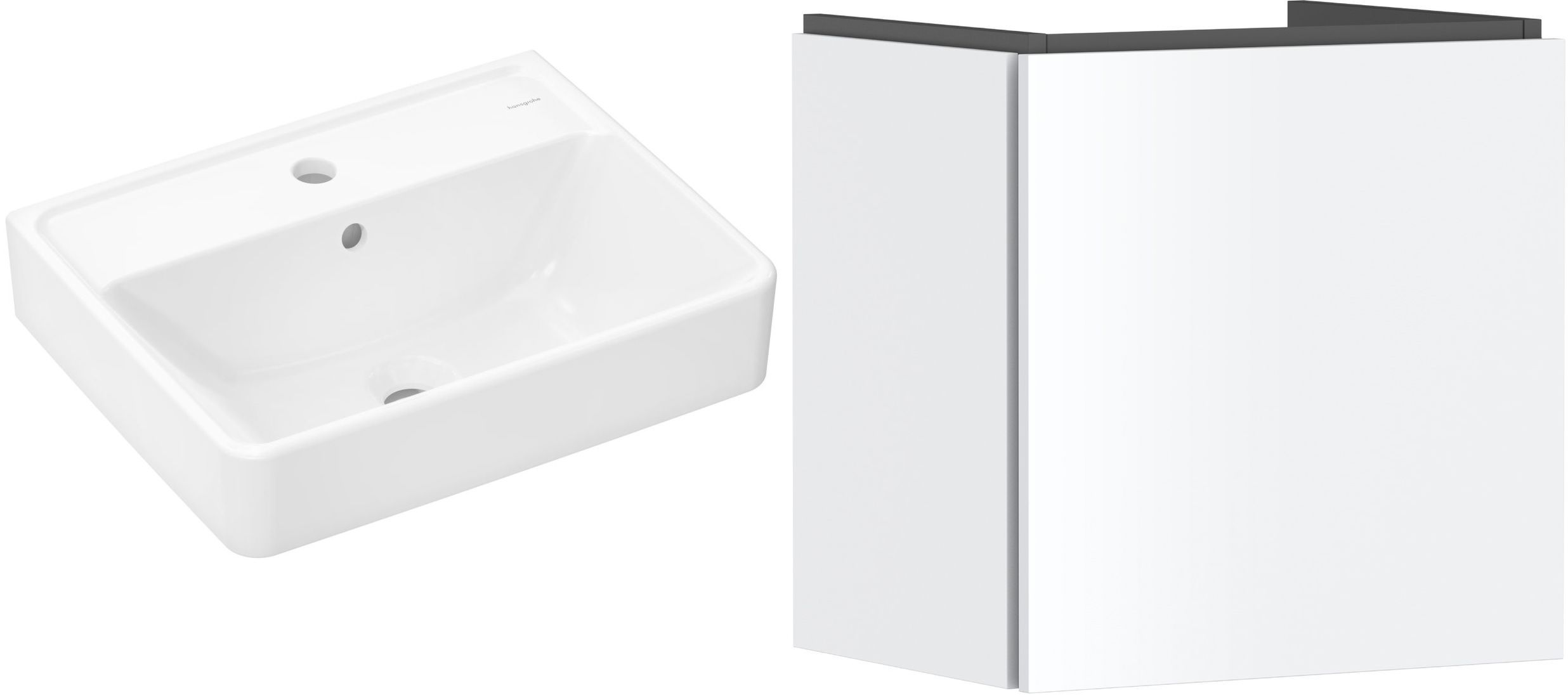 Set armoire Hansgrohe Xilesa E 54247700, lavabo Hansgrohe Xanuia Q 60131450