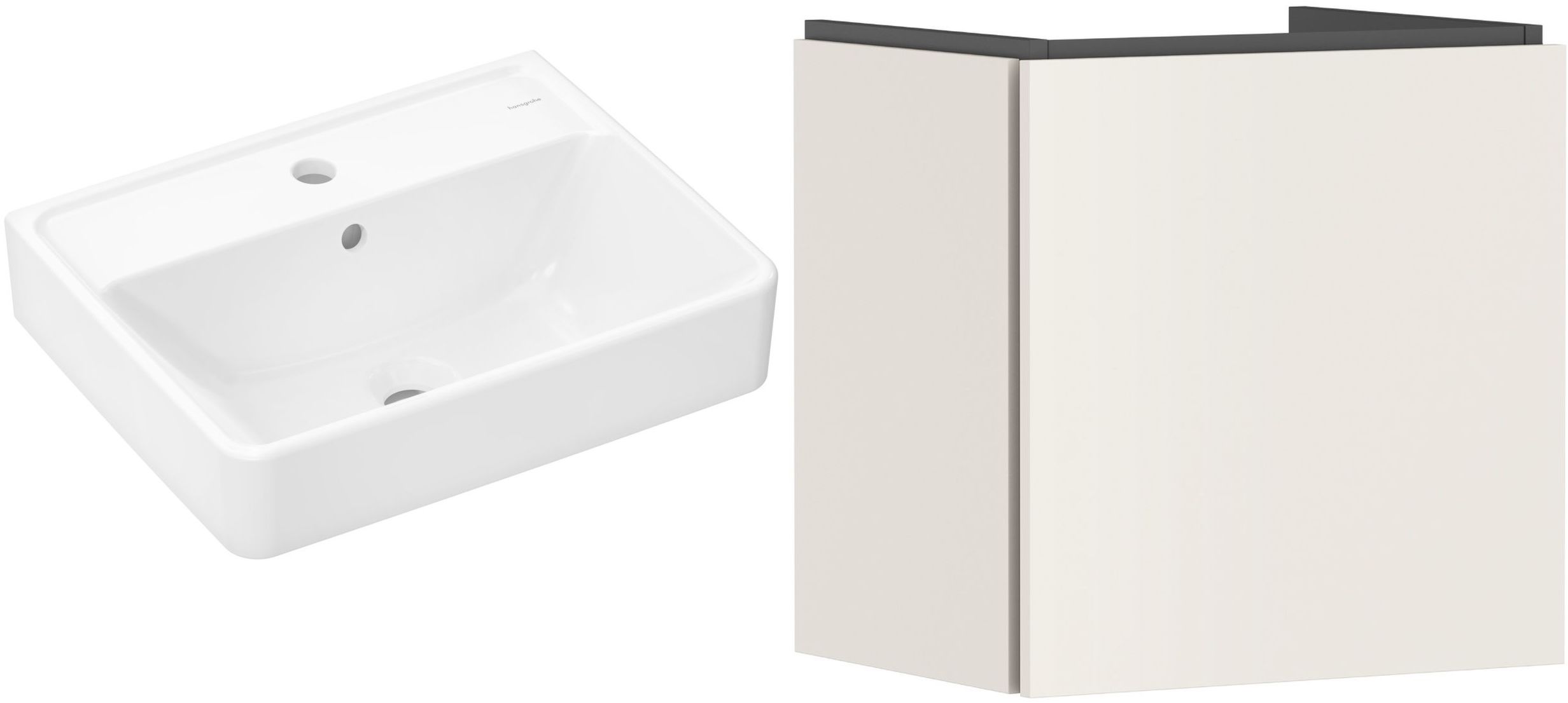 Set armoire Hansgrohe Xilesa E 54247780, lavabo Hansgrohe Xanuia Q 61008450