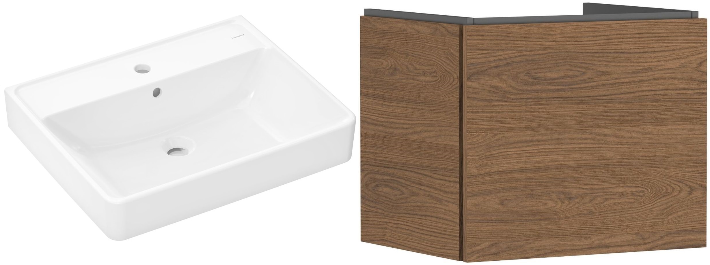 Set armoire Hansgrohe Xilesa E 54253550, lavabo Hansgrohe Xanuia Q 60133450