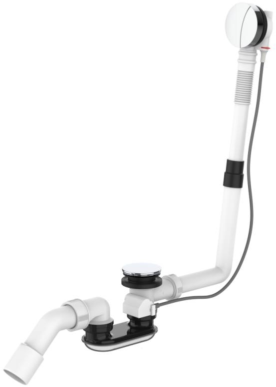 Laufen Palomba siphon de baignoire chrome H2951420040001