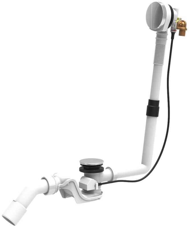 Laufen Palomba siphon de baignoire chrome H2951430040001