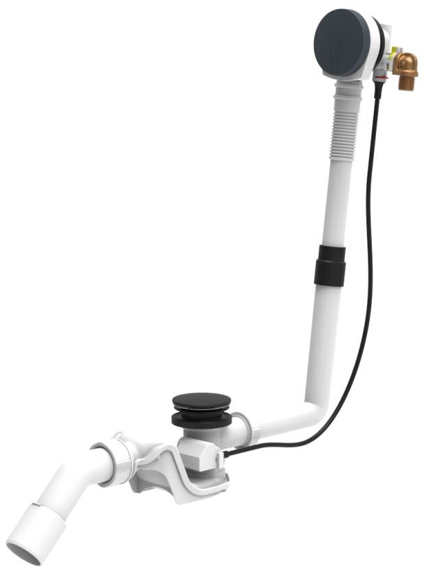 Laufen Palomba siphon de baignoire noir H2951434500001