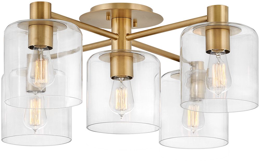 Quintiesse Axel plafonnier 5x60 W laiton QN-AXEL5-HB