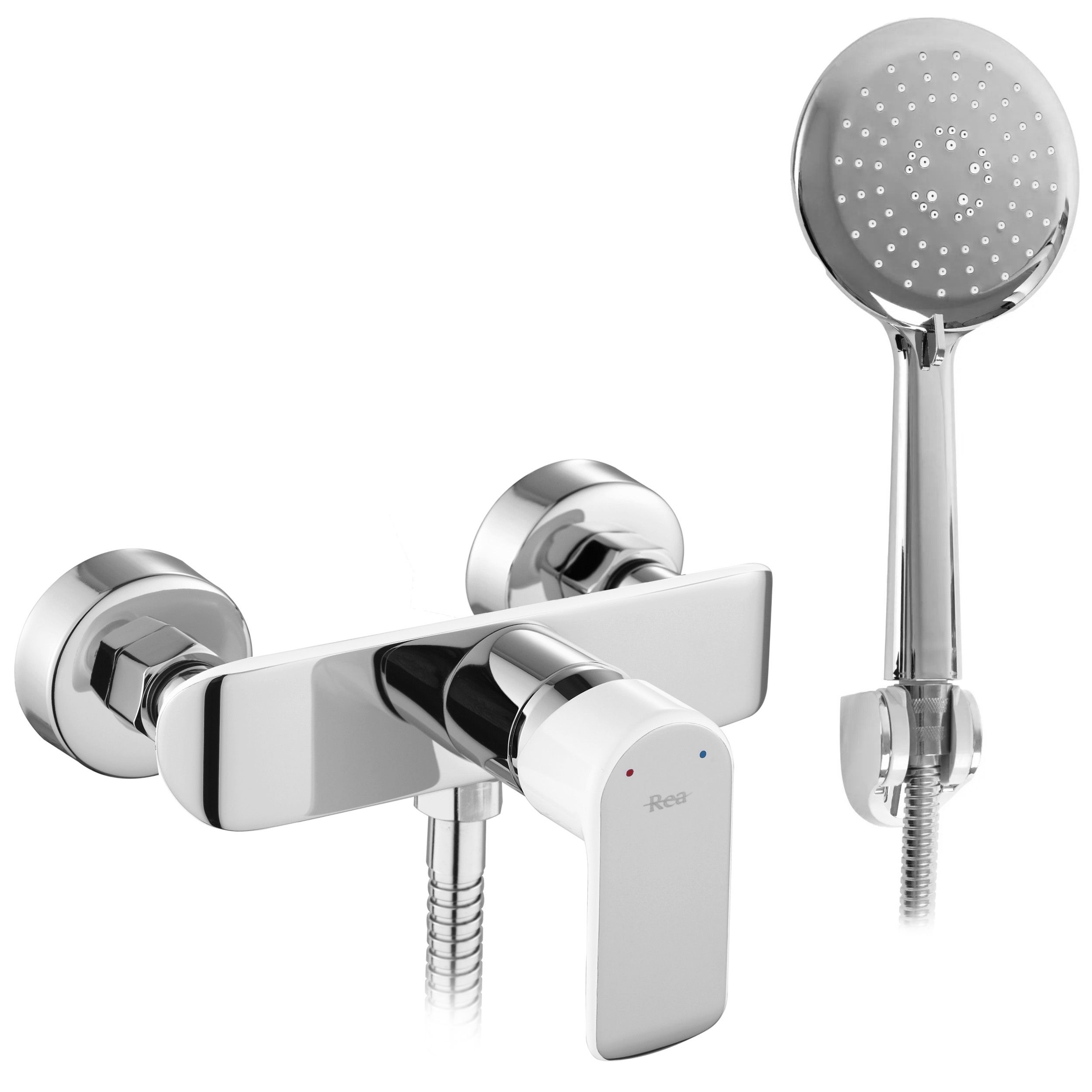 Rea Bloom mitigeur de douche murale chrome-blanc REA-B3000