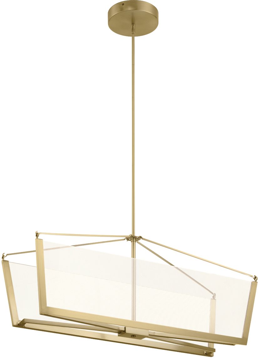 Quintiesse Calters lampe suspendue 1x50.8 W doré QN-CALTERS-ISLE-CG