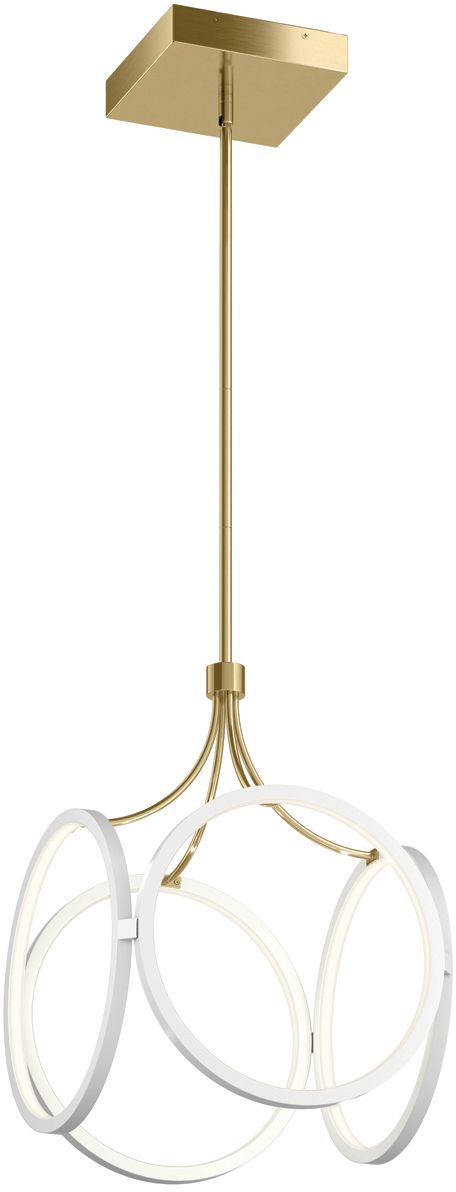 Quintiesse Ciri lampe suspendue 1x45 W doré QN-CIRI-P-WH