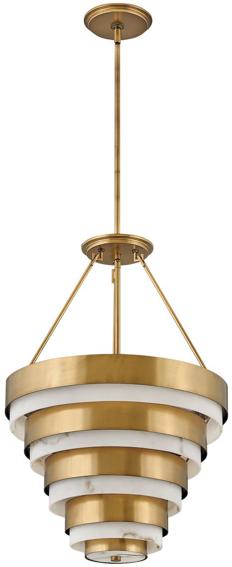 Quintiesse Echelon lampe suspendue 4x40 W laiton QN-ECHELON-4P