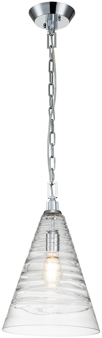 Quintiesse Elroy lampe suspendue 1x60 W chrome QN-ELMORE-P-PC