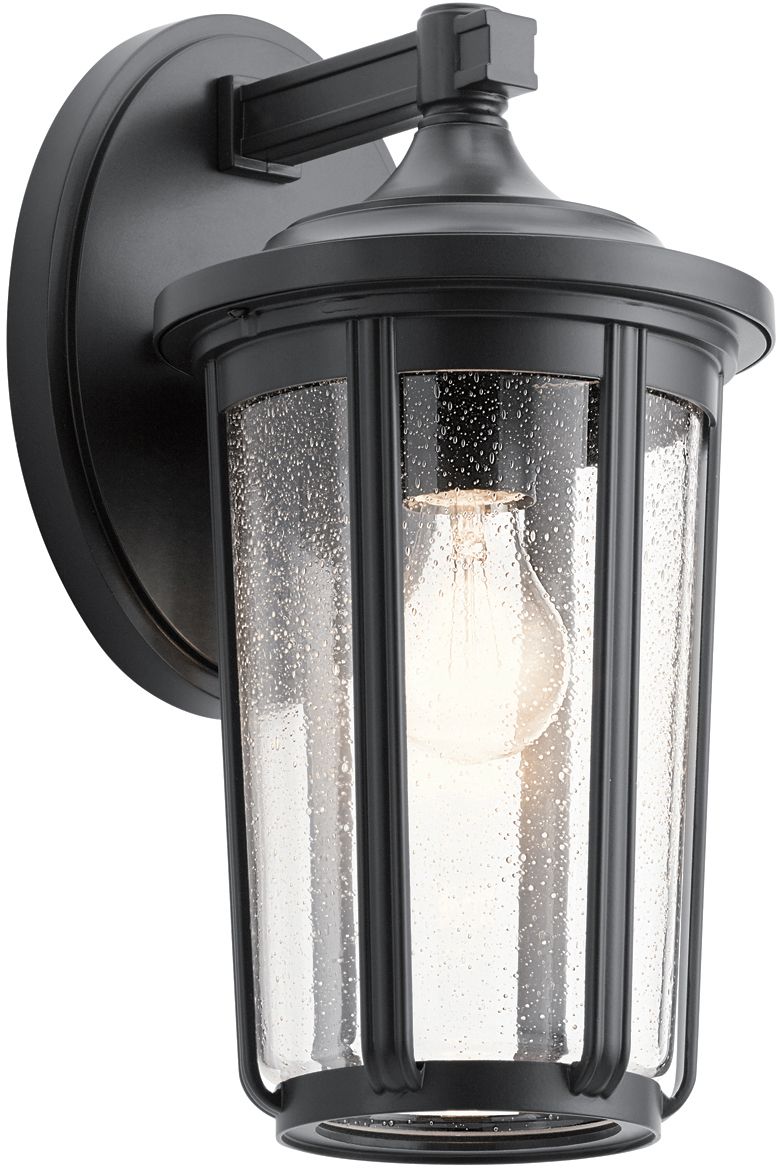 Quintiesse Fairfield applique murale extérieure 1x60 W noir-transparent QN-FAIRFIELD-L-BK