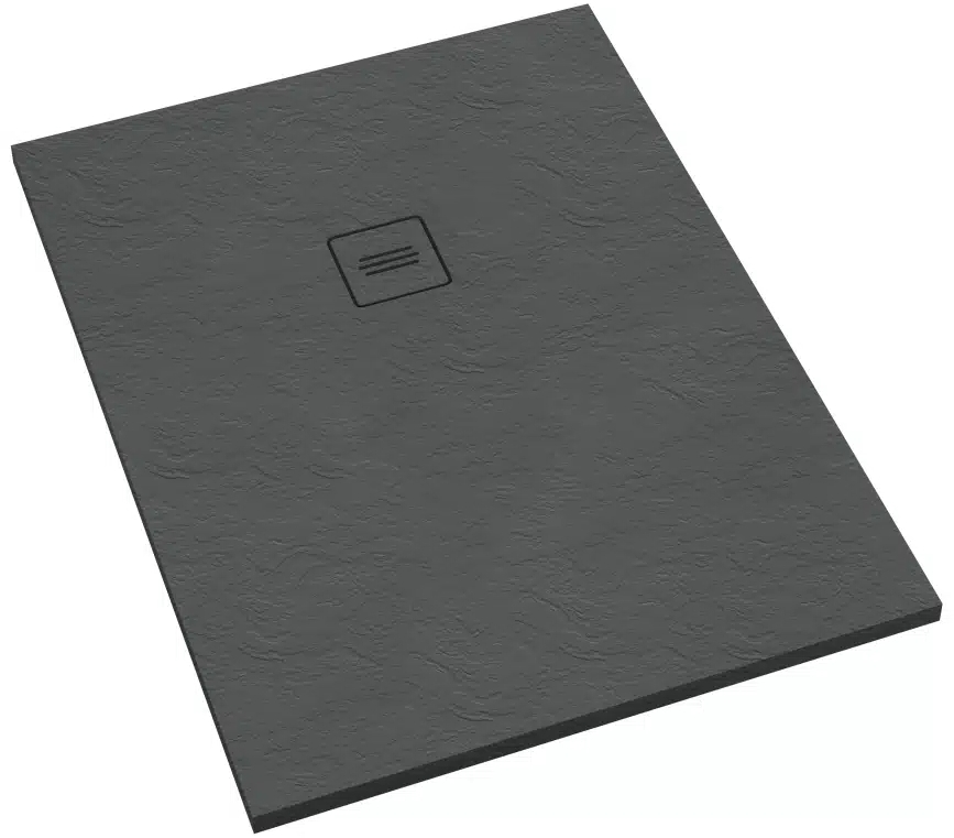 Schedline Protos Grey Stone receveur de douche rectangulaire + cache 140x80 cm gris 3SP.P1P-80140/S/ST-M1/S/ST