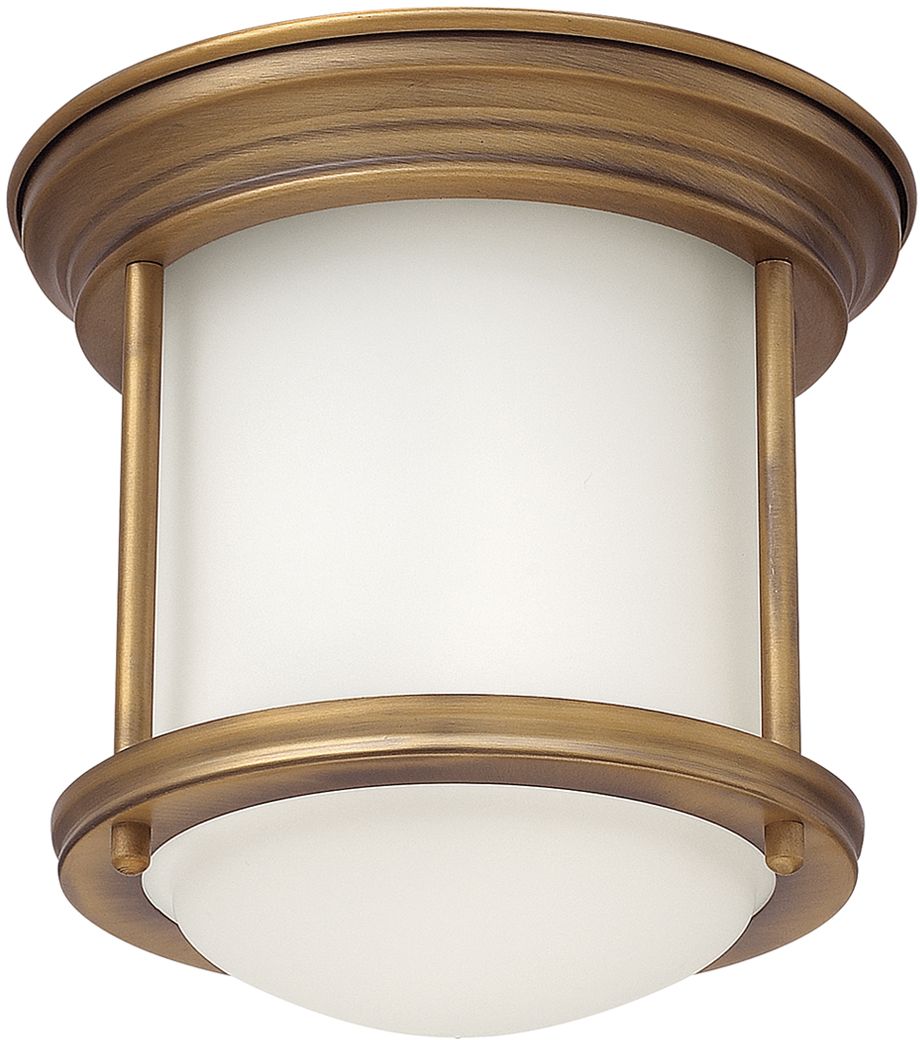 Quintiesse Hadrian plafonnier 1x60 W verre opalisé-marron QN-HADRIAN-MINI-F-BR-OPAL