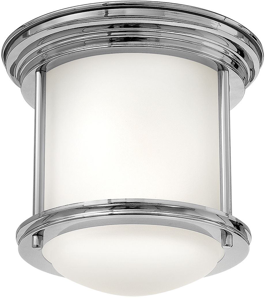 Quintiesse Hadrian plafonnier 1x60 W chrome-verre opalisé QN-HADRIAN-MINI-F-CM-OPAL