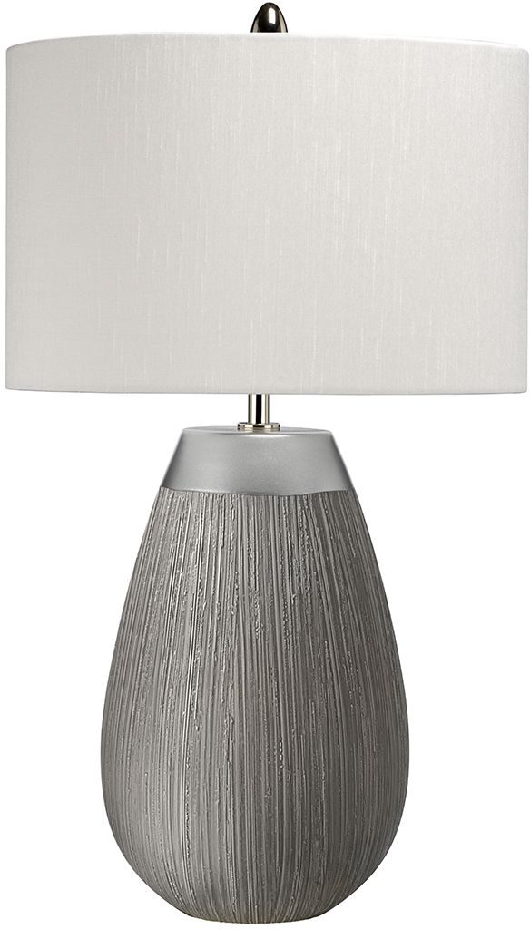 Quintiesse Harrow lampe de table 1x60 W gris-argenté QN-HARROW-TL
