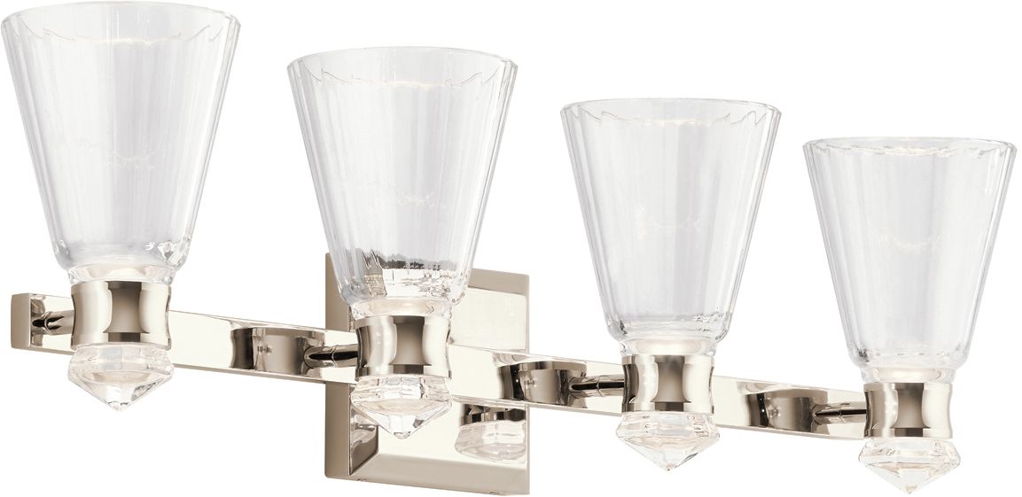 Quintiesse Kayva applique murale x22 W nickel QN-KAYVA4-PN