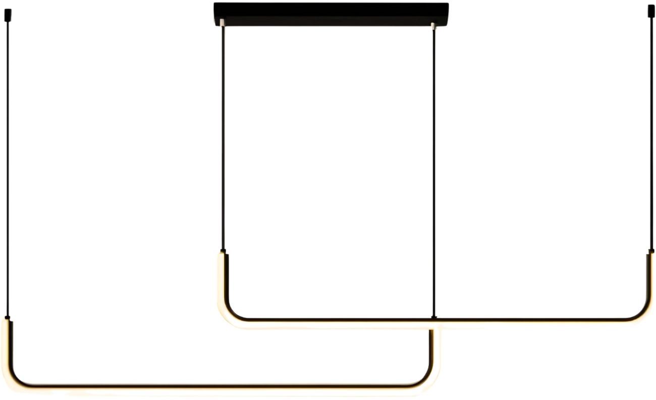 Abigali Nikon lampe suspendue 2x36 W noir LWNN