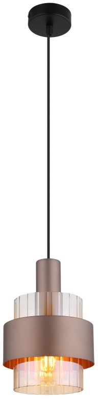 Globo Lighting Milley lampe suspendue 1x60 W ambre 15560HA