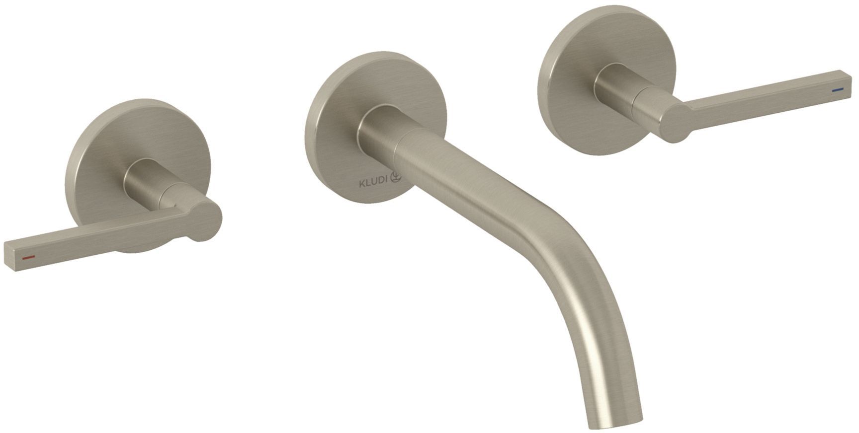 Kludi Nova Fonte Puristic mitigeur de lavabo encastrée nickel 20144N515