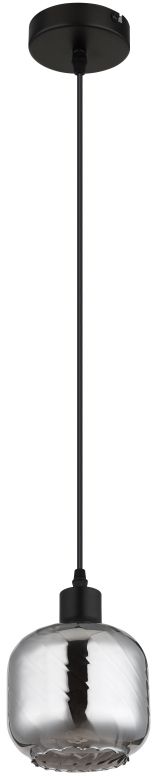 Globo Lighting Xia lampe suspendue 1x25 W noir 15754H