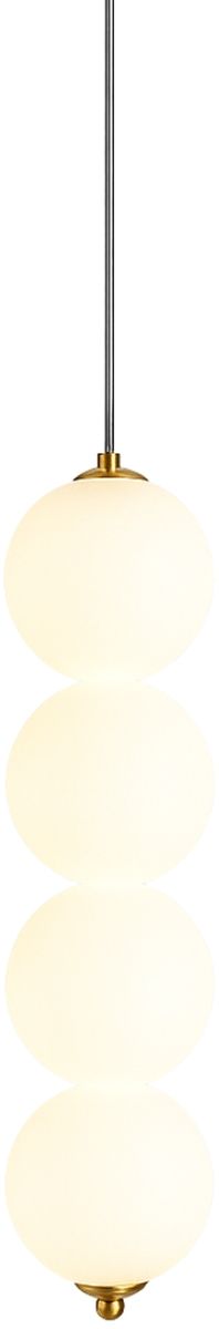 Abigali Pontti4 lampe suspendue 4x12 W doré-laiteux LWKM4