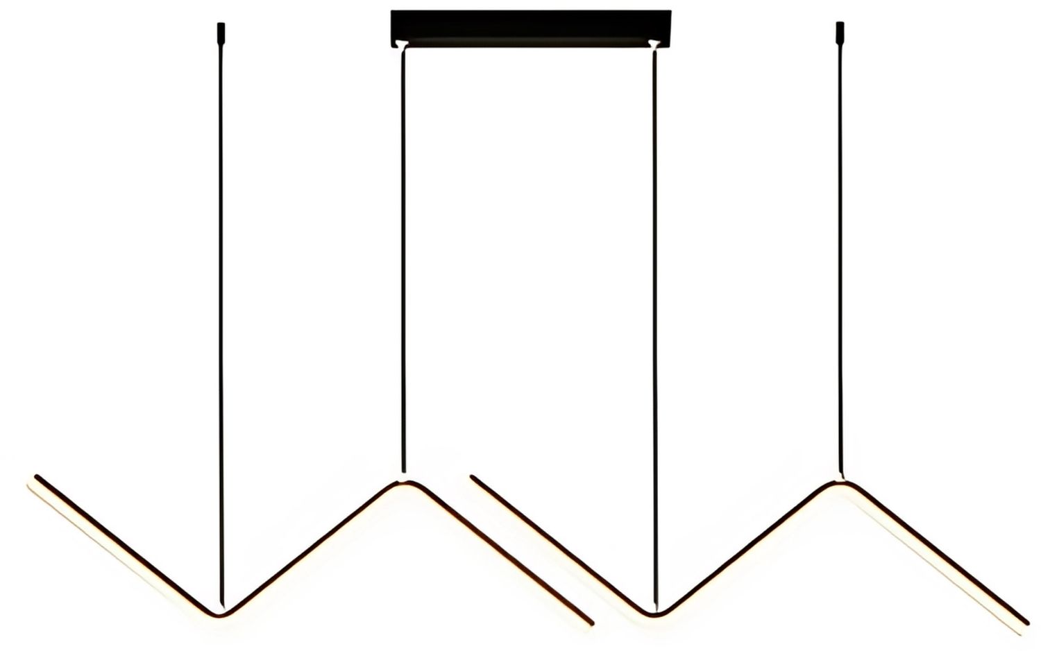 Abigali MontBlanc lampe suspendue 2x26 W noir LWMB-90CM