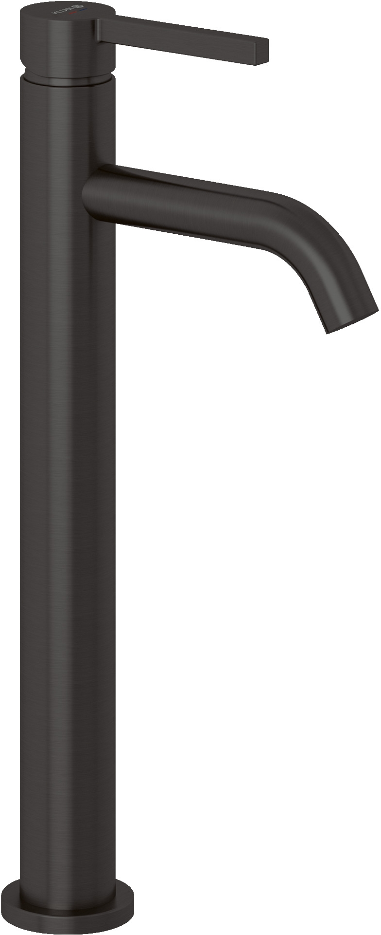 Kludi Nova Fonte Pura mitigeur de lavabo sur pied noir 20298N215