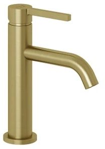 Kludi Nova Fonte Pura mitigeur de lavabo sur pied doré 20266N015