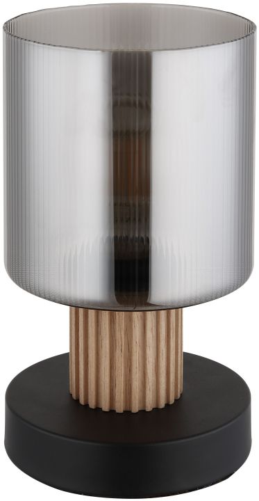 Globo Lighting Aleidis lampe de table 1x25 W noir-fumé 15768T