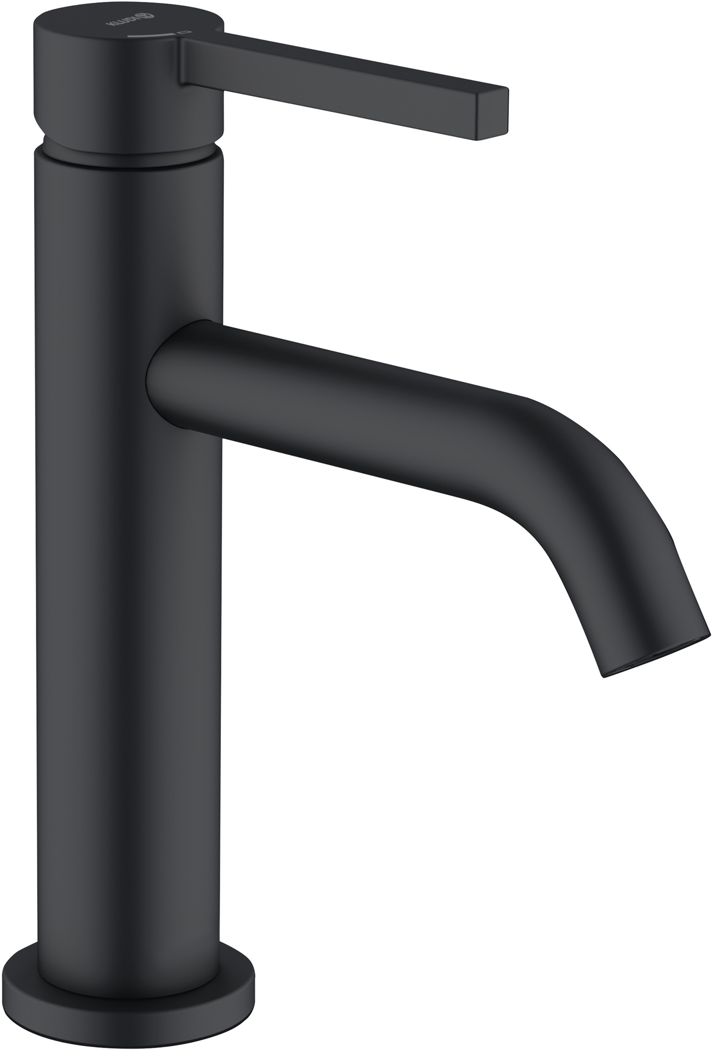 Kludi Nova Fonte Pura mitigeur de lavabo sur pied noir 202893915