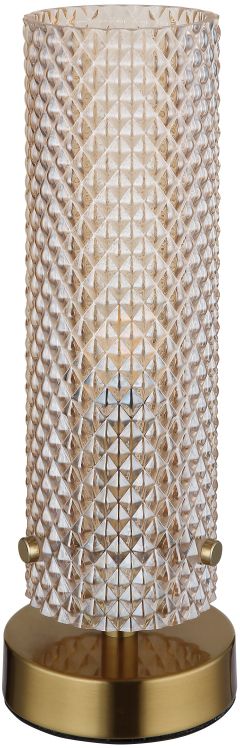 Globo Lighting Karolo lampe de table 1x40 W doré-ambré 15775T