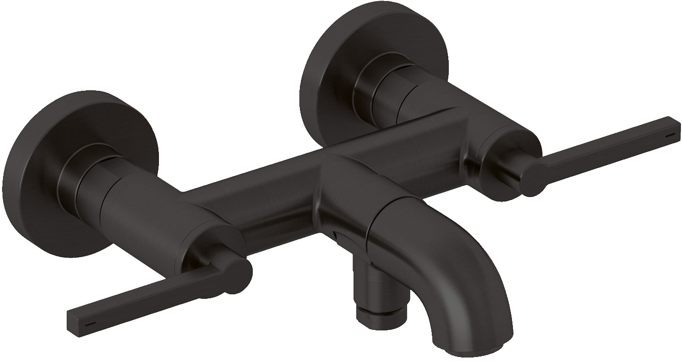 Kludi Nova Fonte Puristic mitigeur bain-douche murale noir 20540N215