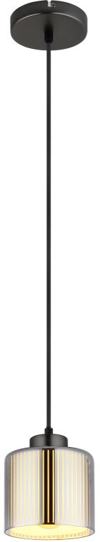 Globo Lighting Felicia lampe suspendue 1x60 W noir-chrome 16056H