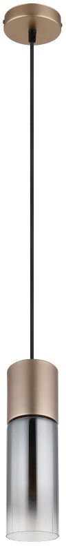 Globo Lighting Annika lampe suspendue 1x25 W fumé-doré 21000HCA