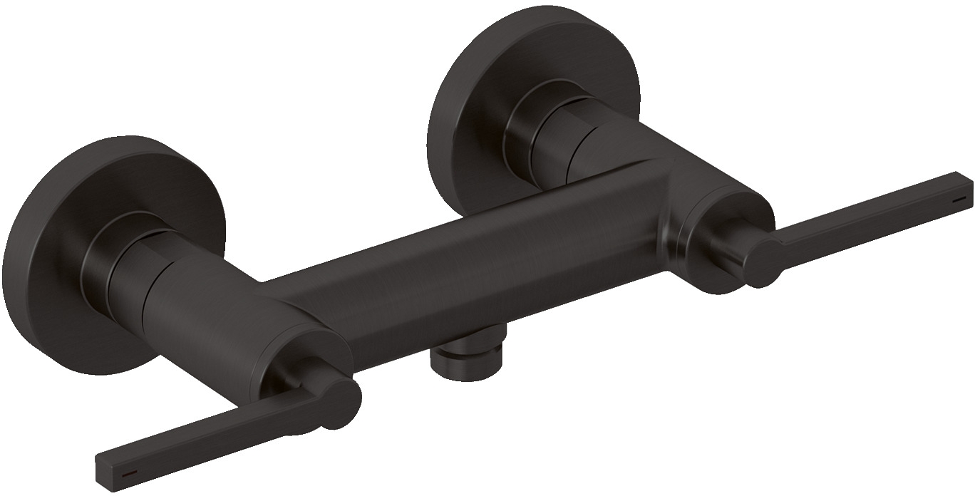 Kludi Nova Fonte Puristic mitigeur de douche murale noir 20710N215