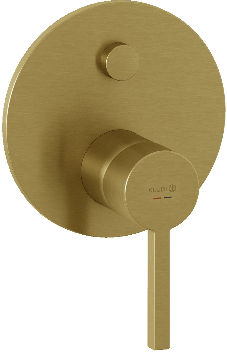 Kludi Nova Fonte Puristic mitigeur bain-douche encastrée doré 20759N015