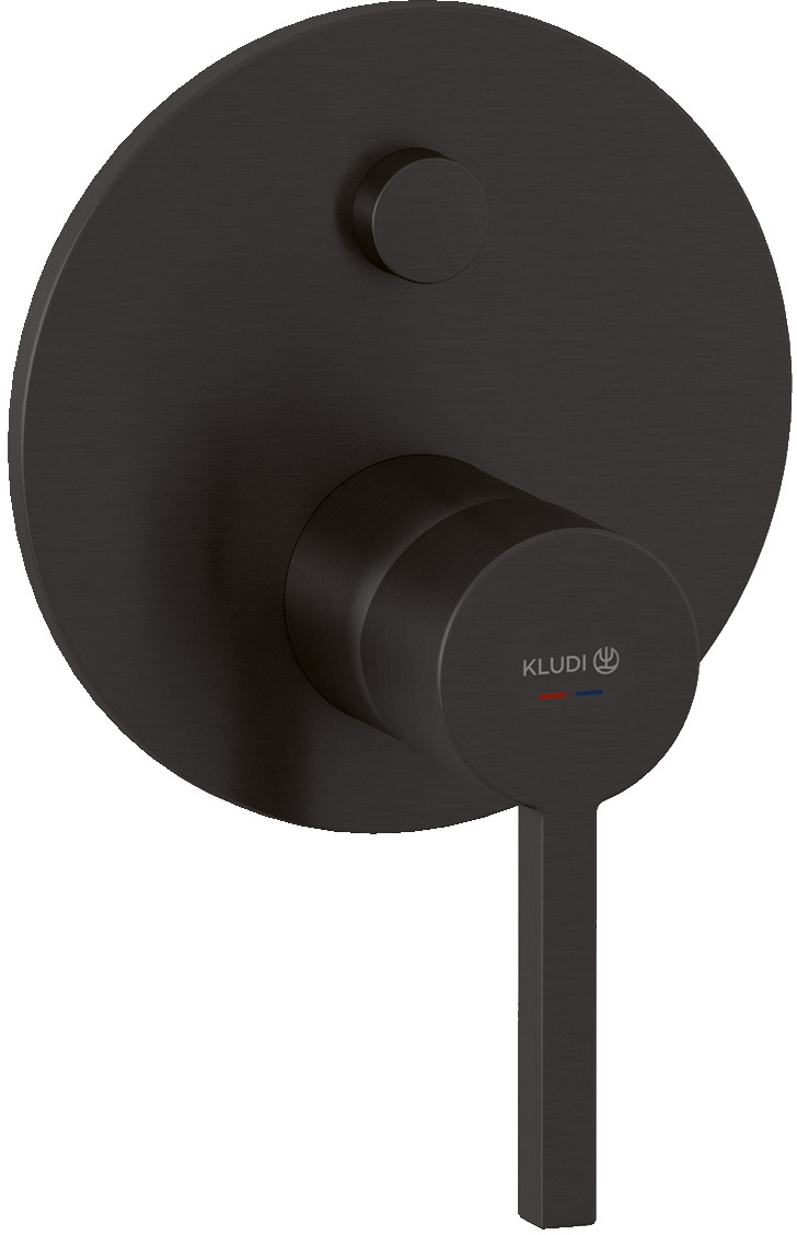 Kludi Nova Fonte Puristic mitigeur bain-douche encastrée noir 20759N215