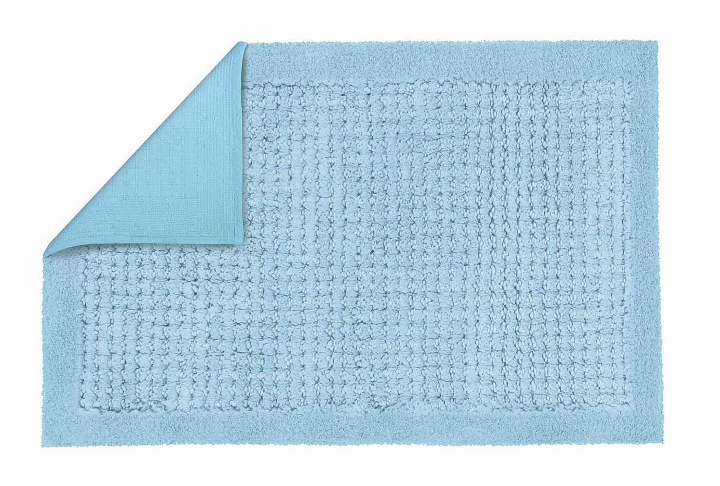 Kleine Wolke Net tapis de bain 120x70 cm rectangulaire bleu 9171649225