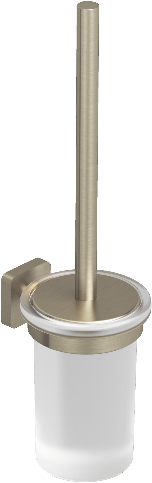 Kludi Vela S brosse wc à visser nickel 25974N5