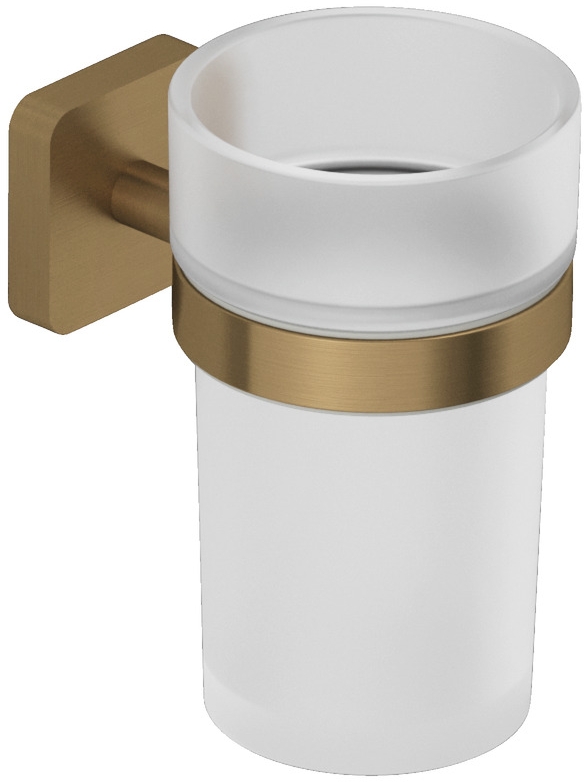 Kludi Vela S gobelet pour brosses à dents marron 25975N1